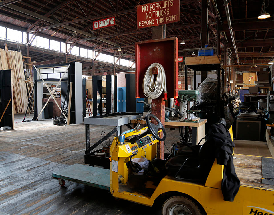 Standard forklifts, scissor lifts, boom lifts, and other motorized equipment